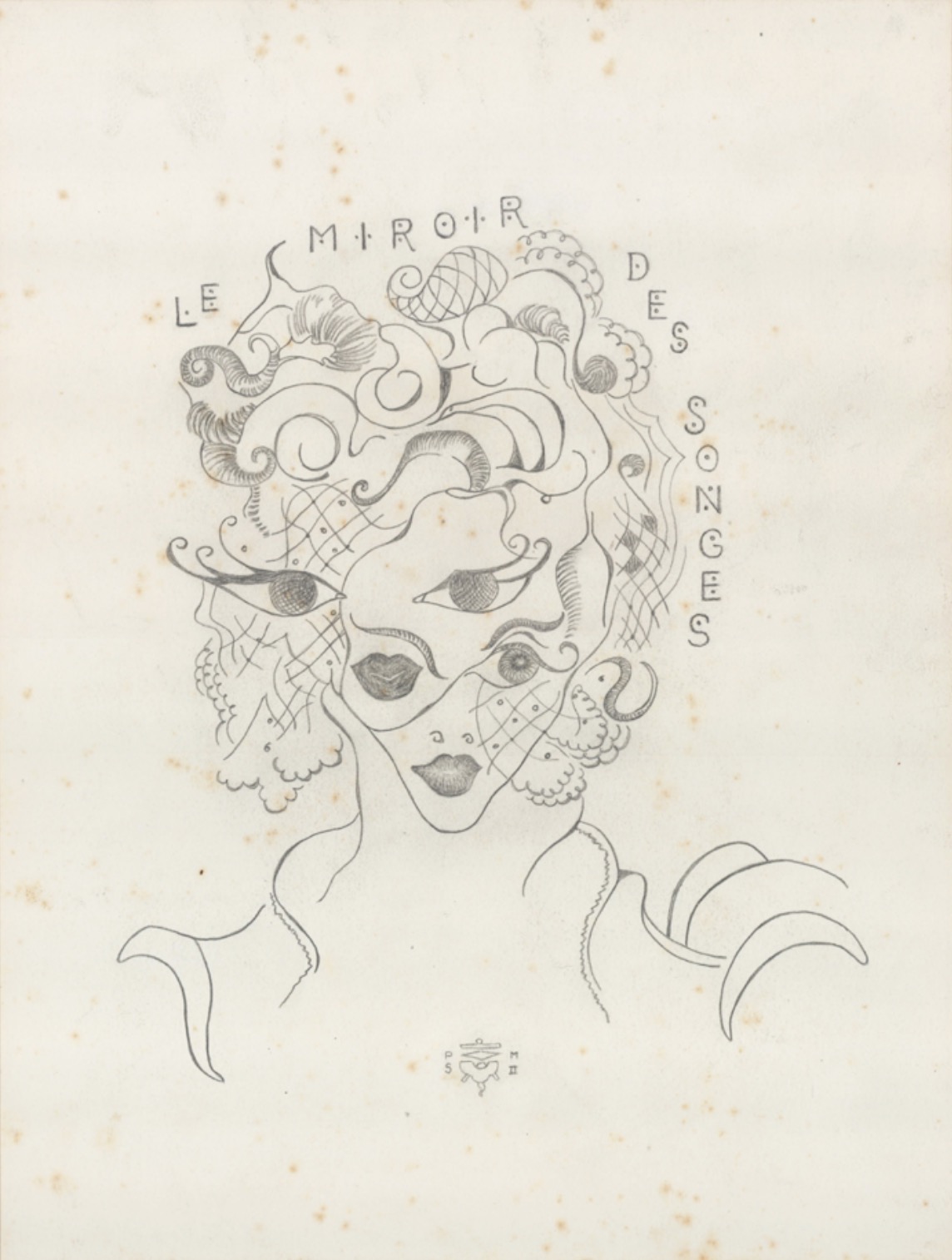 Pierre Molinier, {Le miroir des songes}, c.1950-1956