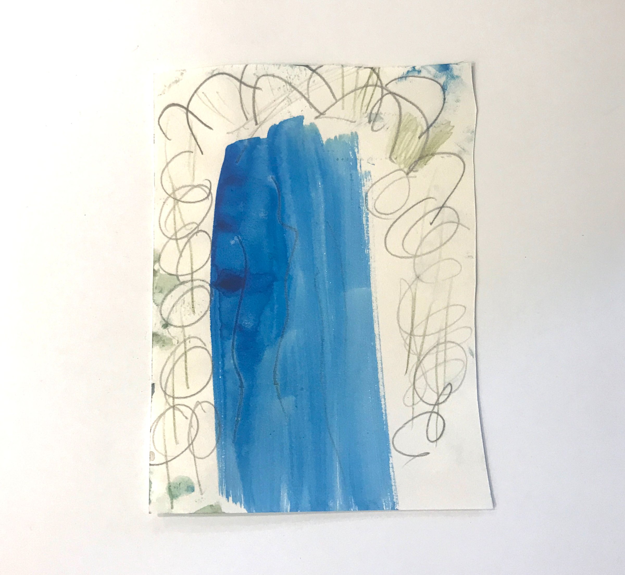 Aquarelle d'Ima-la-rivière, 25 x 15 cm (env.)