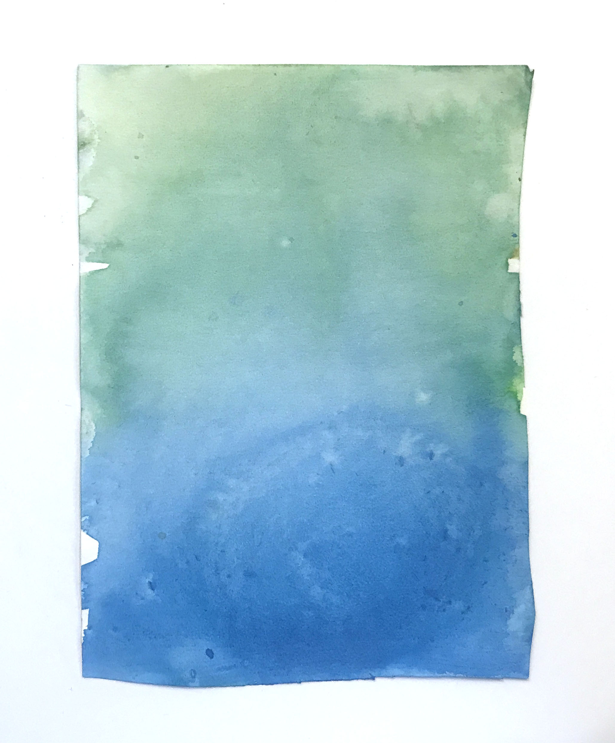 Aquarelle d'Ima-la-rivière, 25 x 15 cm (env.)
