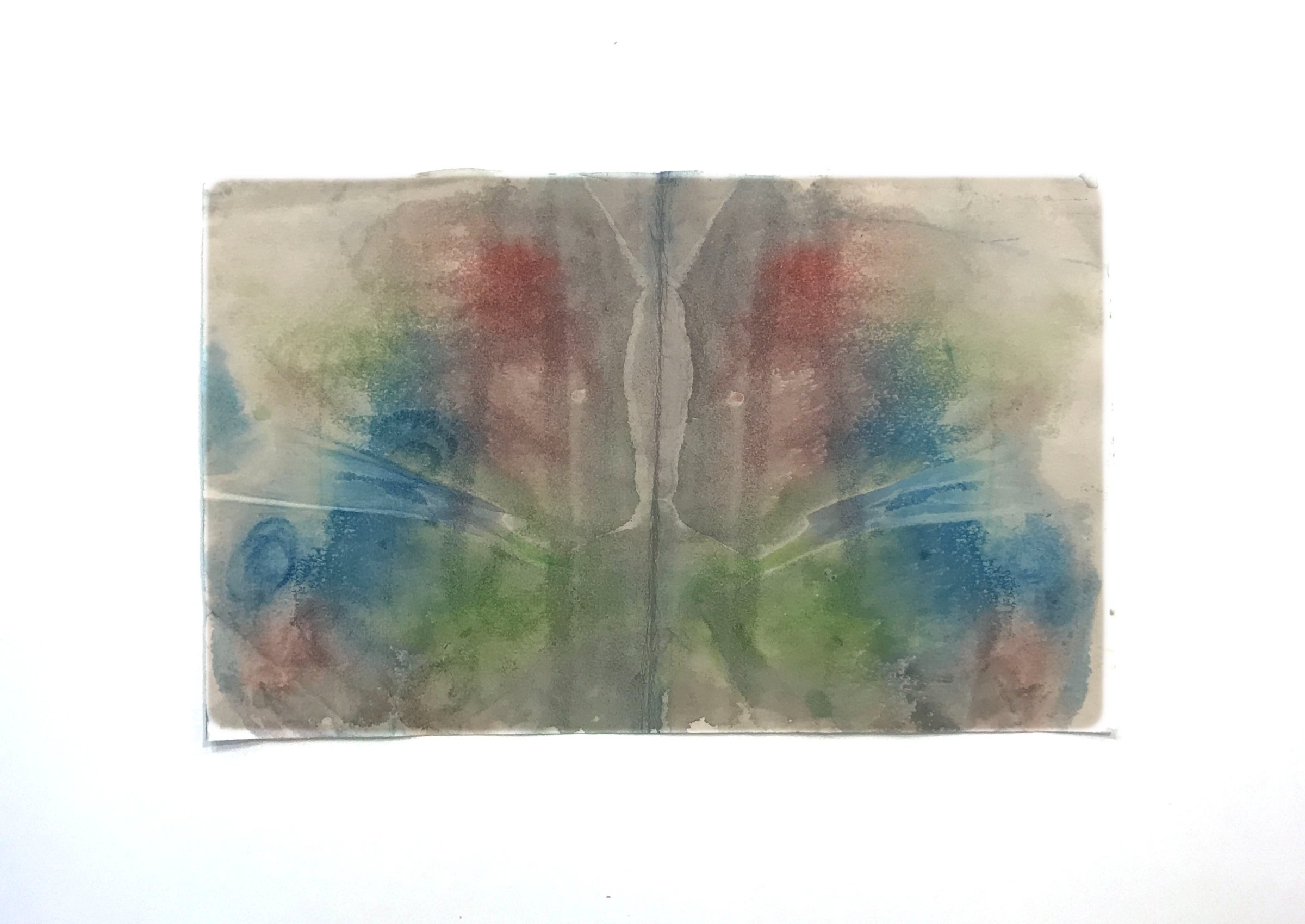 Aquarelle d'Ima-la-rivière, 15 x 25 cm (env.)