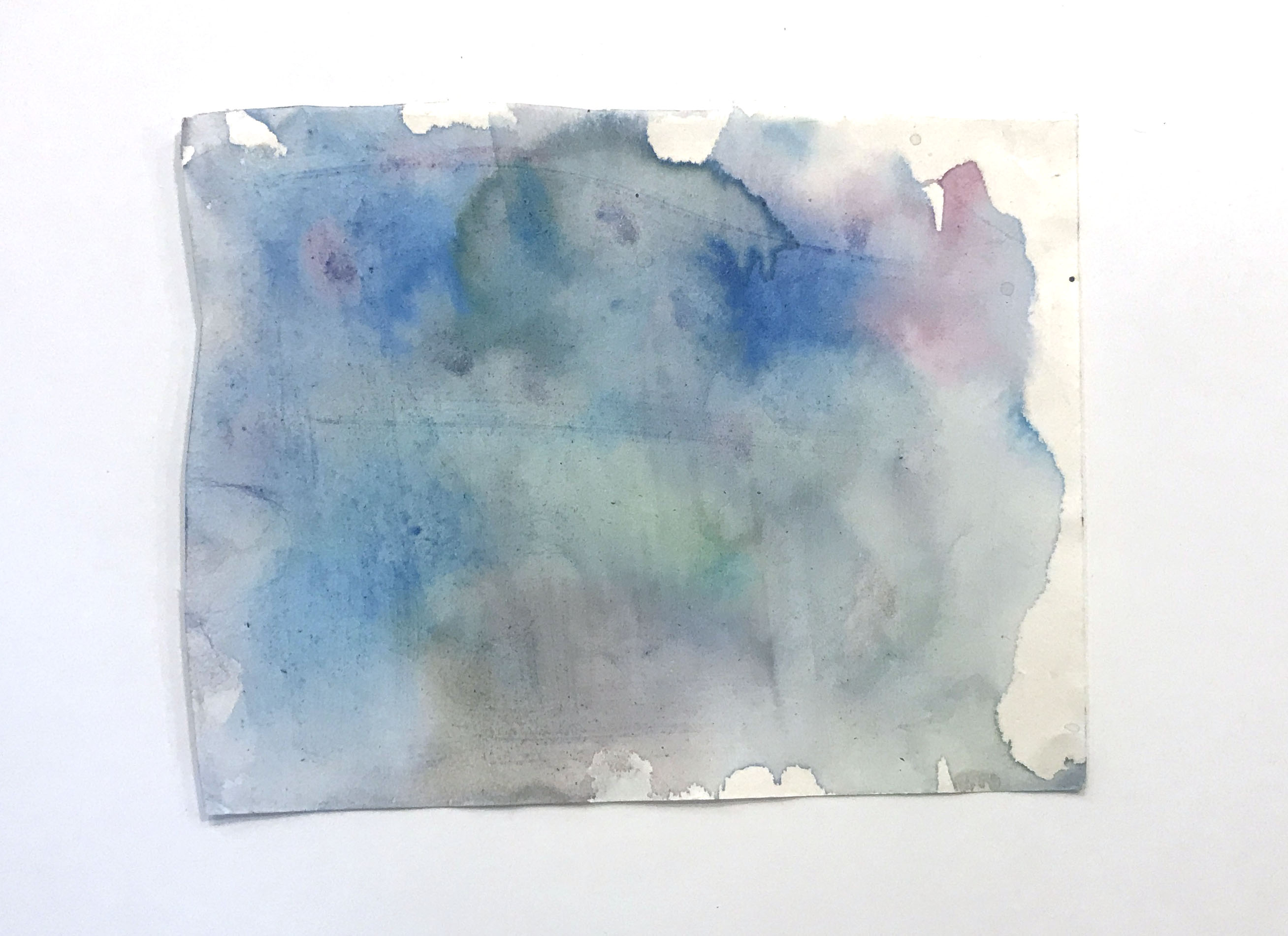 Aquarelle d'Ima-la-rivière, 18 x 23 cm (env.)