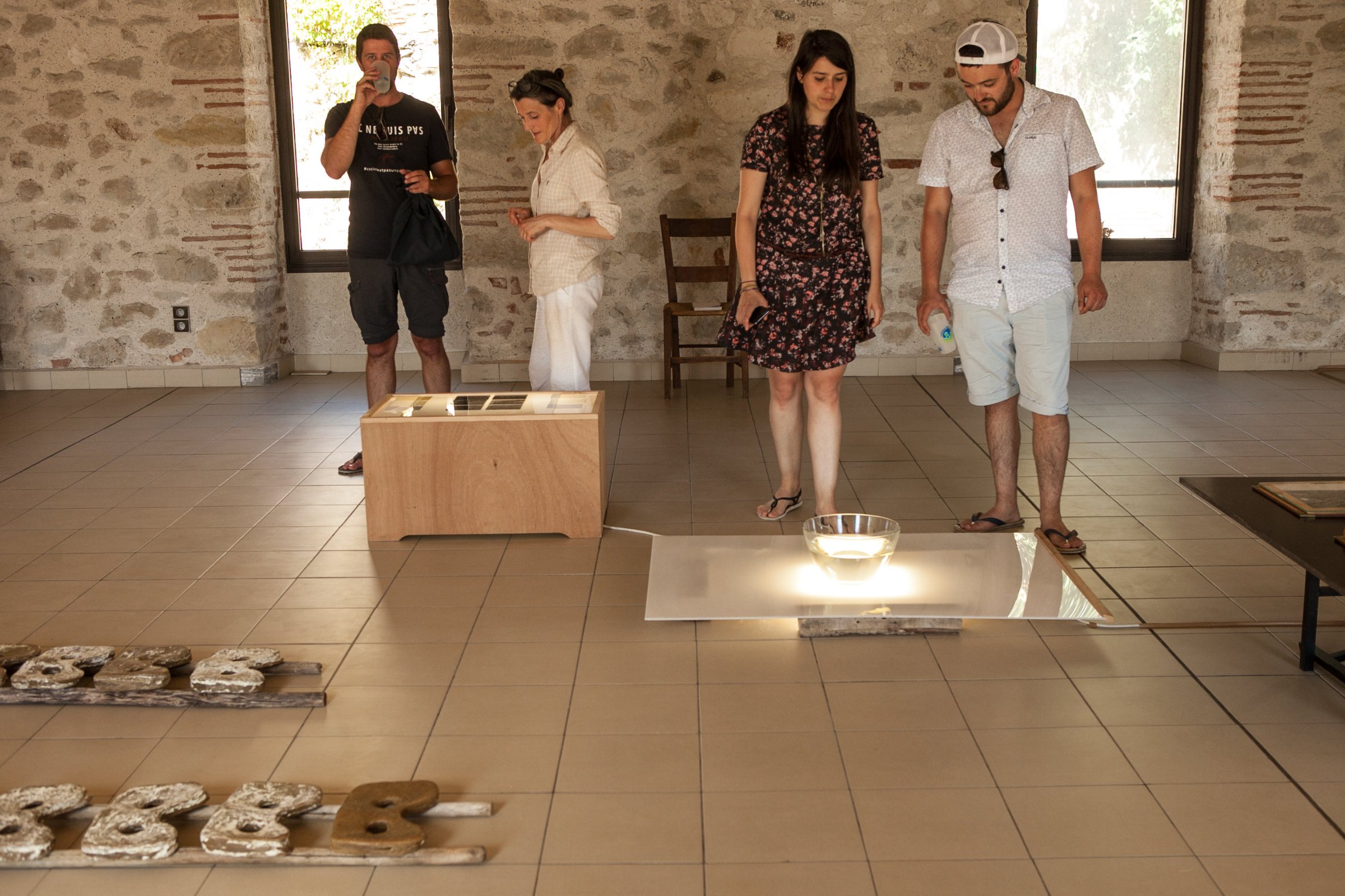 Présentation du travail de recherche, Maison pour tous, Casseneuil, juillet 2019