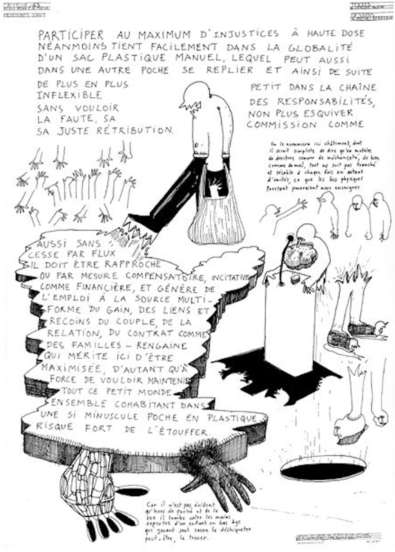 Affiche 45, 2001 Textes : Jérôme Mauche Dessins : Michel Herreria