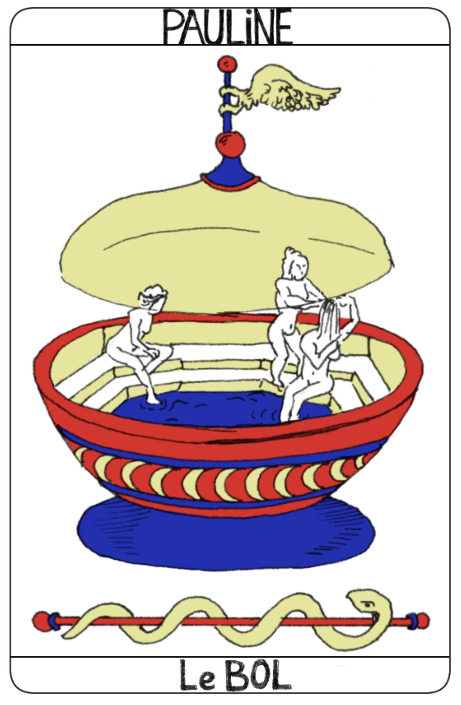 . Onguent, crème et potion à appliquer aux différentes zones de votre corps. De votre main droite dans votre main gauche vous allez racler une onctuosité imaginaire et la déposer là où vous éprouver de la gêne. Votre main gauche, paume vers le ciel, reste en suspens au niveau de votre poitrine. Votre main droite vient au dessus de votre tête, en lévitation comme un couvercle. Imaginez que votre corps est dans une coquille spirituelle, vous êtes assis dans le fond d'un réceptacle . De l'eau chaude vous couvre jusqu'à la taille. Les sons de l'extérieur vous parviennent à travers les parois en échos sourd. Une masse énorme et minérale vient de se poser sur le bord extérieur. Lentement, il fait le tour du bol en frottant sa surface rugueuse. Accélération. Tout votre corps entre en résonance avec les vibrations de plus en plus ténues.