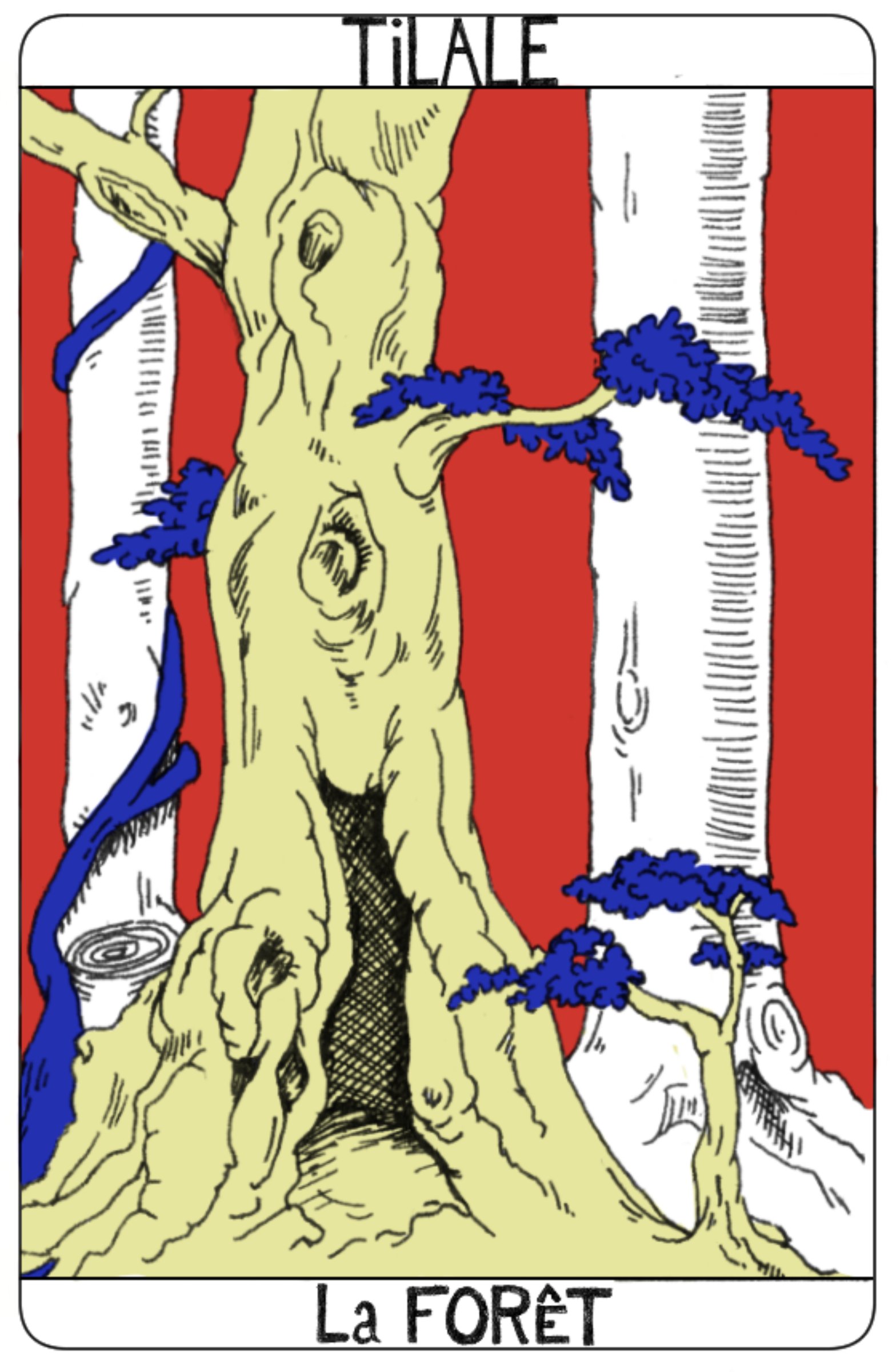 . C'est la peur, le mystère, le danger. Le lieux des monstres, des contes effrayants et des bruits évocateurs. . Pour conjurer le sort de la forêt, pour vous emparer de sa menace et ses mystères, vous devrez placer une offrande sur l'autel ou s'élève la statue du dieu des jardins. Placées dans le creux d'un immense camphrier, des lampes suspendues autour brûlent en son honneur. Des branchages secs gisent autour. Chaque soir de pleine lune une troupe de jeunes bergers et de laboureurs y font des libations de vin et de lait. Puis, ils la mènent en procession, frayant au travers des ronces, la portant comme un camarade saoule après l'avoir couvert de branchages verts. Ils chantent, dansent et appellent à grands cris les bêtes du bois de la manière la plus grotesque et la plus folle.