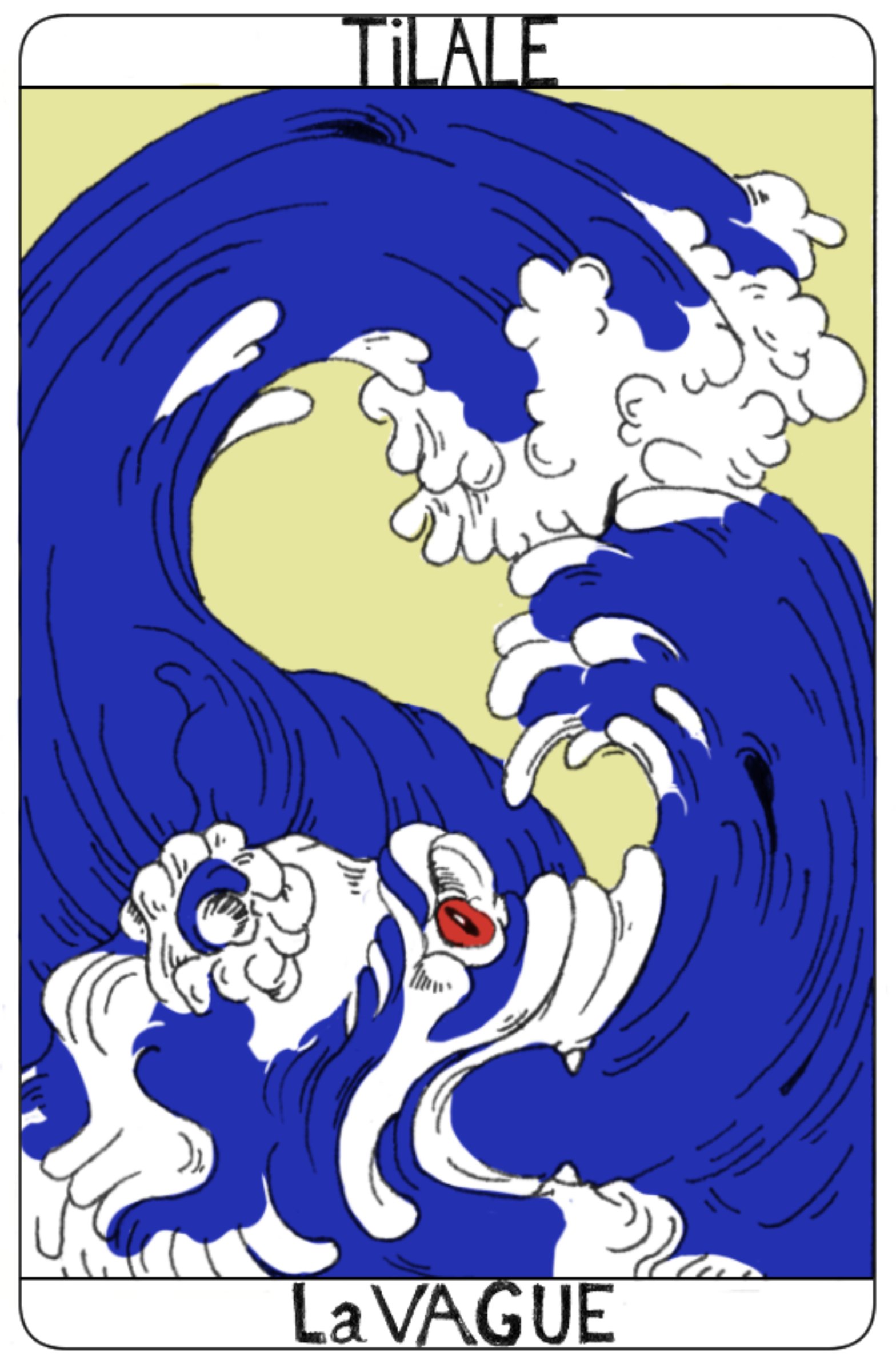 . Monstre informe qui ne s'établit jamais, la vague est l'impermanence du chaos. Elle n'a pas de substance, ne ressemble à rien d'autre qu'elle même et ne peut être qu'en mouvement. La vague est votre dynamisme incessant. Le tourbillon vibratoire qui anime vos pensées sans pause. Cette année ne vous laissera pas tranquille, vous serez rempli de pollution intellectuelle, interprétative et estimatoire. Il y aura peu de répit aux interrogations que vous charriez sur le sens de votre vie, la forme que vous voulez lui donner, vers où vous voulez aller. Vous ne saurez plus rien, comme un bateau pris dans une tempête vous aurez peu de moment de répit dans le ressac permanent de vos incertitudes. N'essayez pas de lutter et prenez cette épreuve comme une thérapie par le désordre. Le calme reviendra et vous aurez filtré vos doutes.