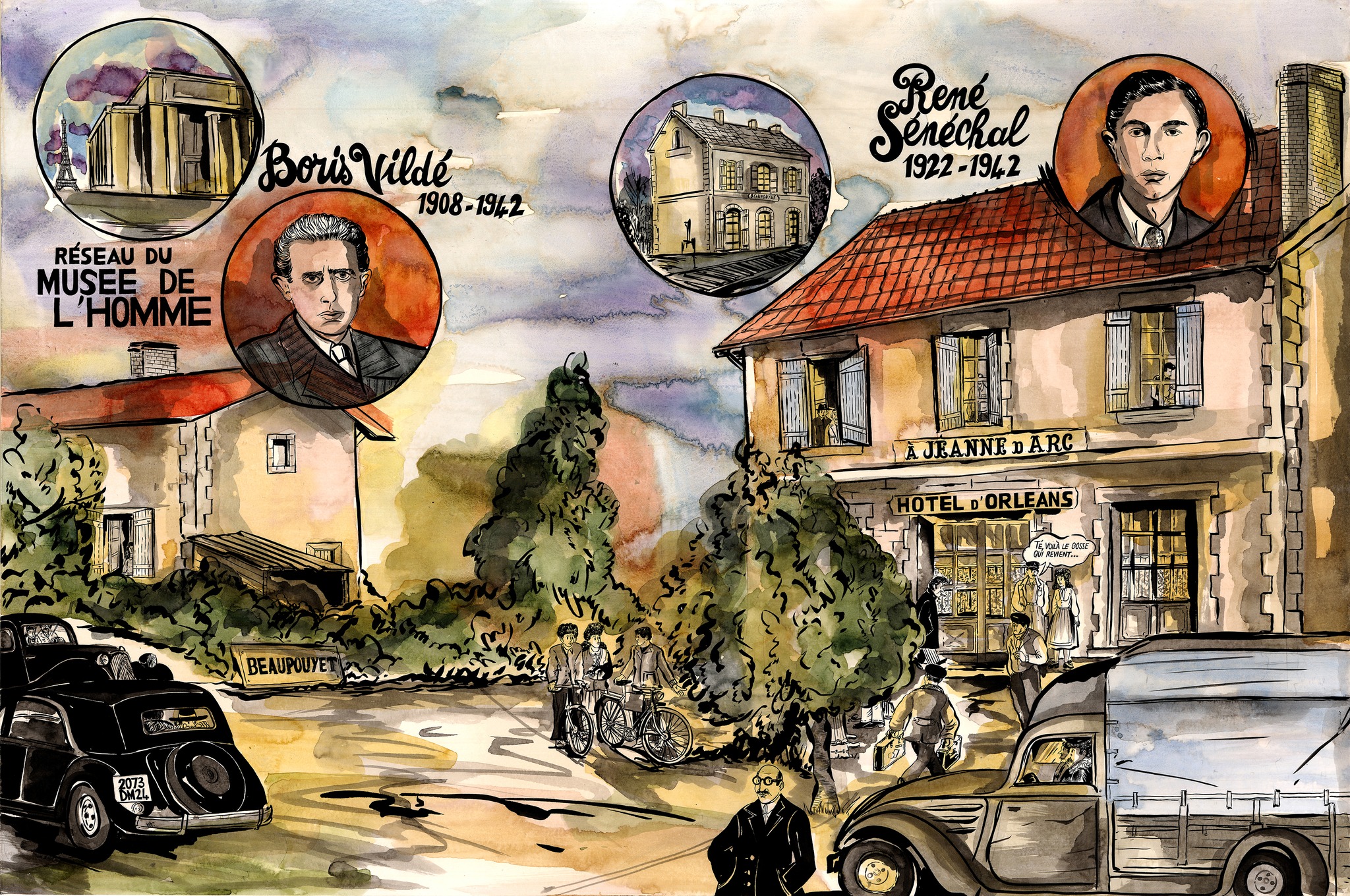 {Parcours du 1 Juin 1944 - La gare de Beaupouyet, Dordogne}, 2024