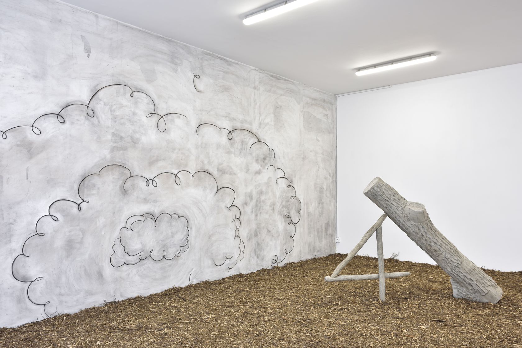 Piège I, 2023 Rusticage, 140 × 210 × 45 cm