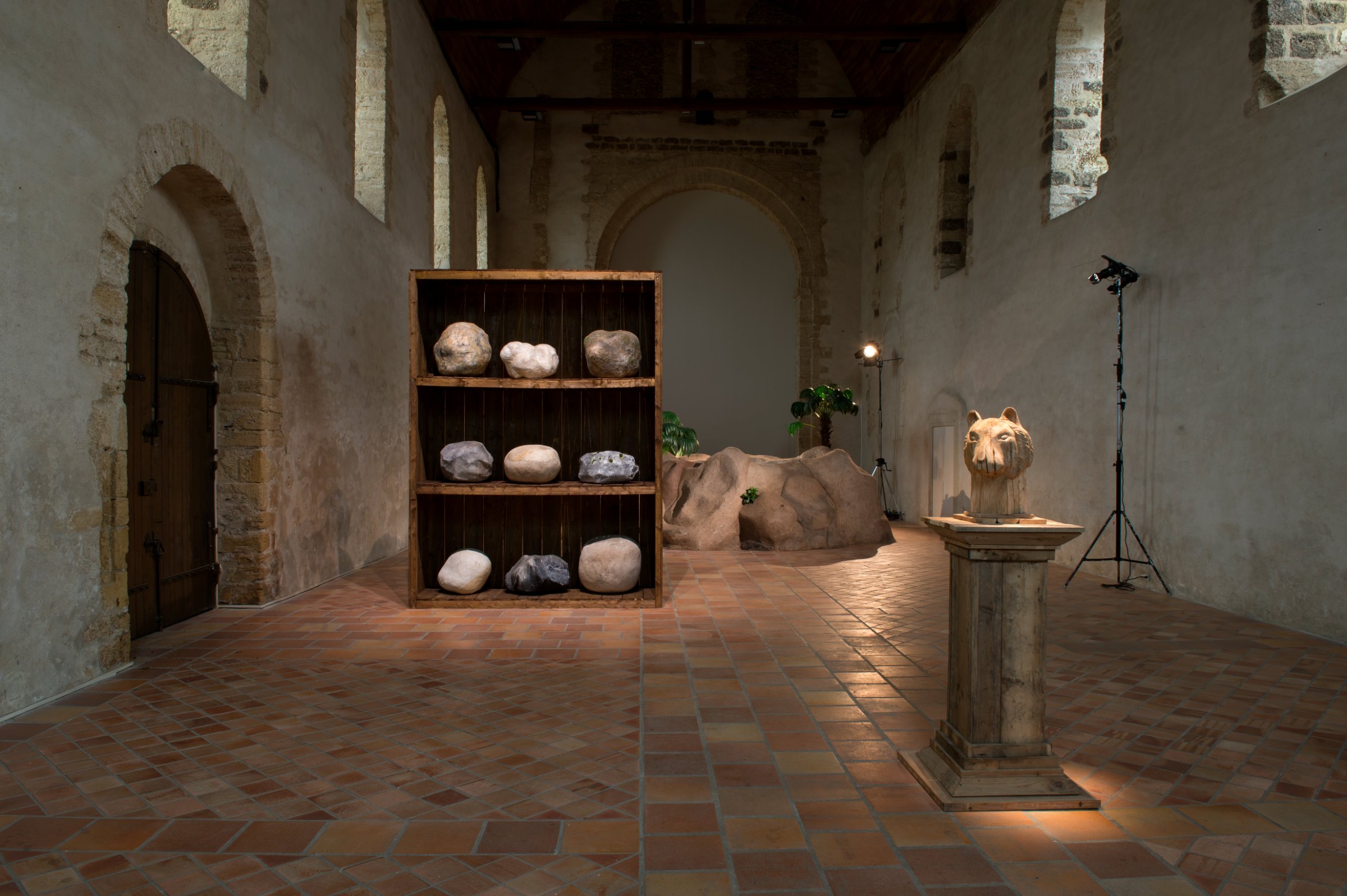 Exposition Stalactite & Stalagmite, Chapelle du Geneteil, centre d'art contemporain de Château-Gontier, 2018 Commissariat : Bertrand Godot