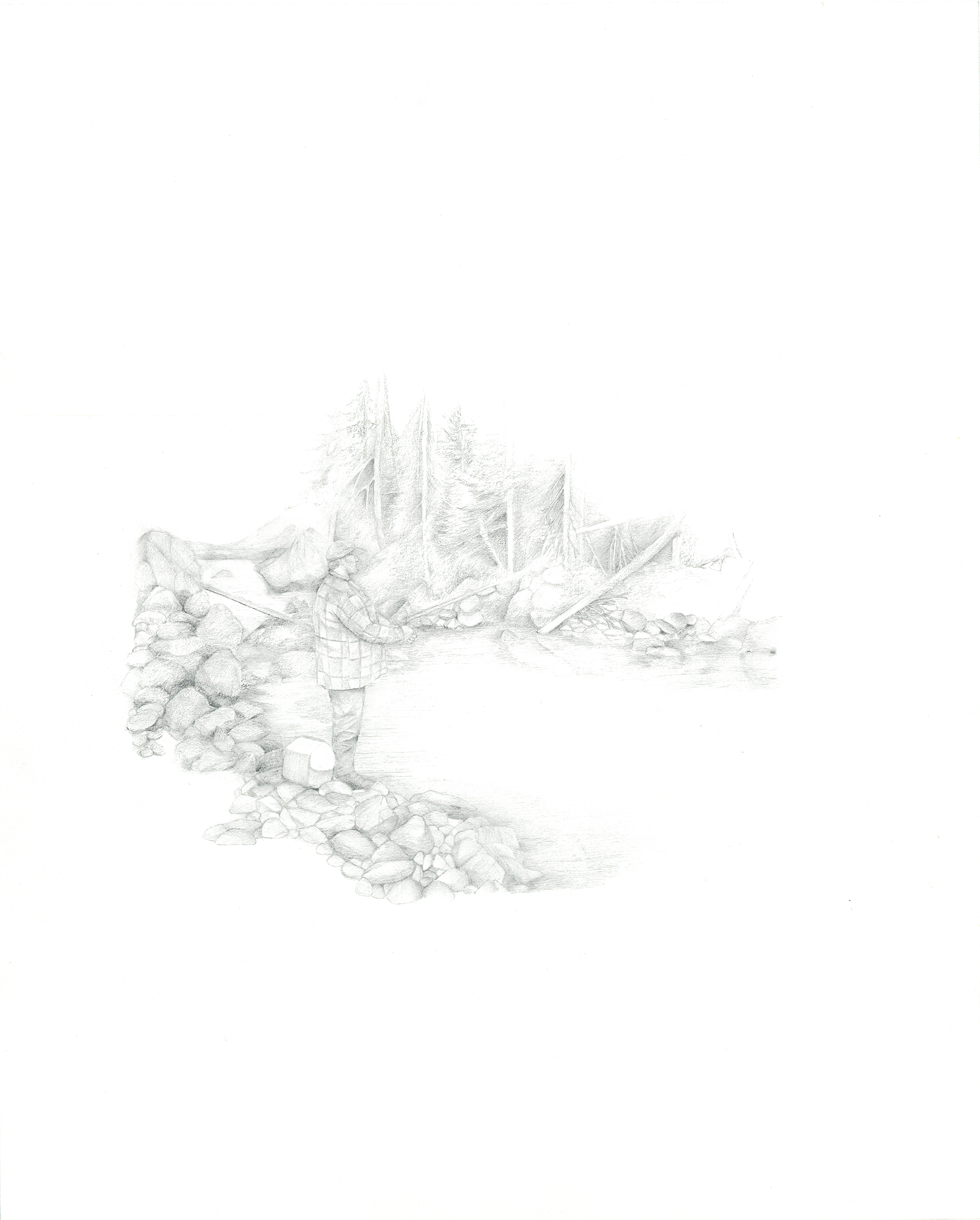 {Pêcheur flou}, 2010