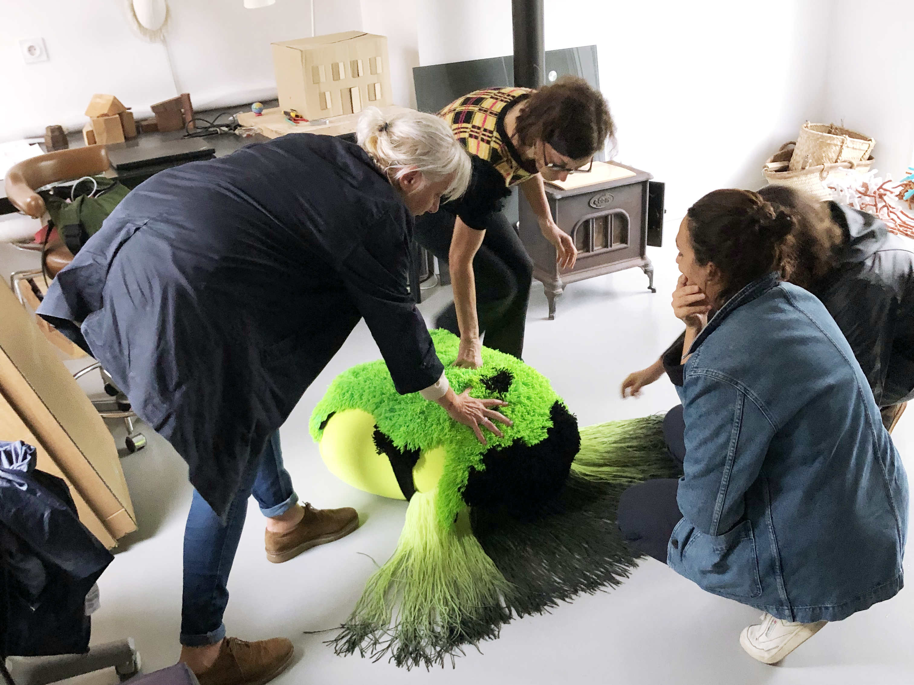 Visite de l'atelier d'Anne-Marie Durou, Meet-up 2023