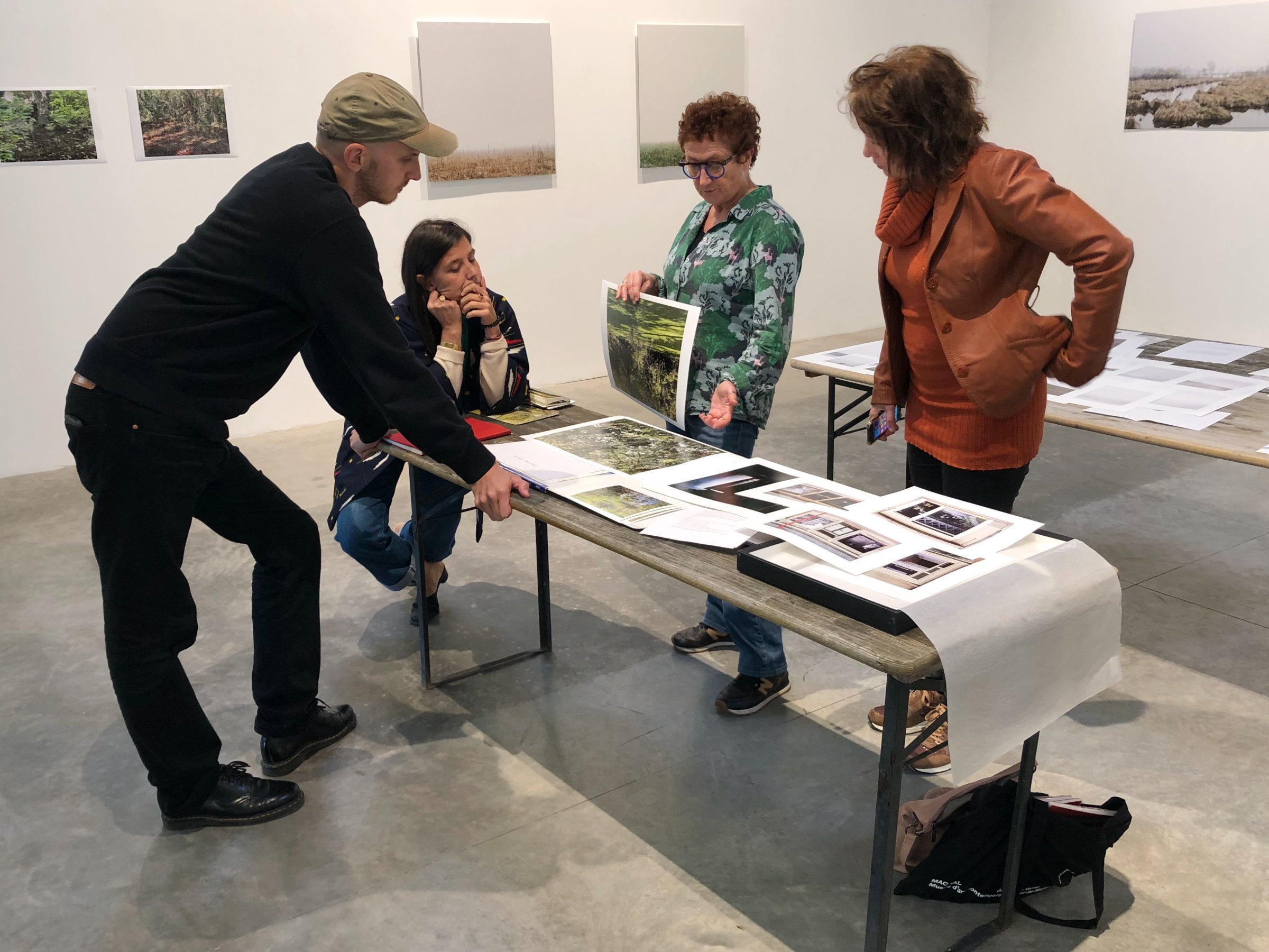 Rencontre avec Frédérique Bretin dans la halle d'essai de la Fabrique Pola, Meet-up 2025
