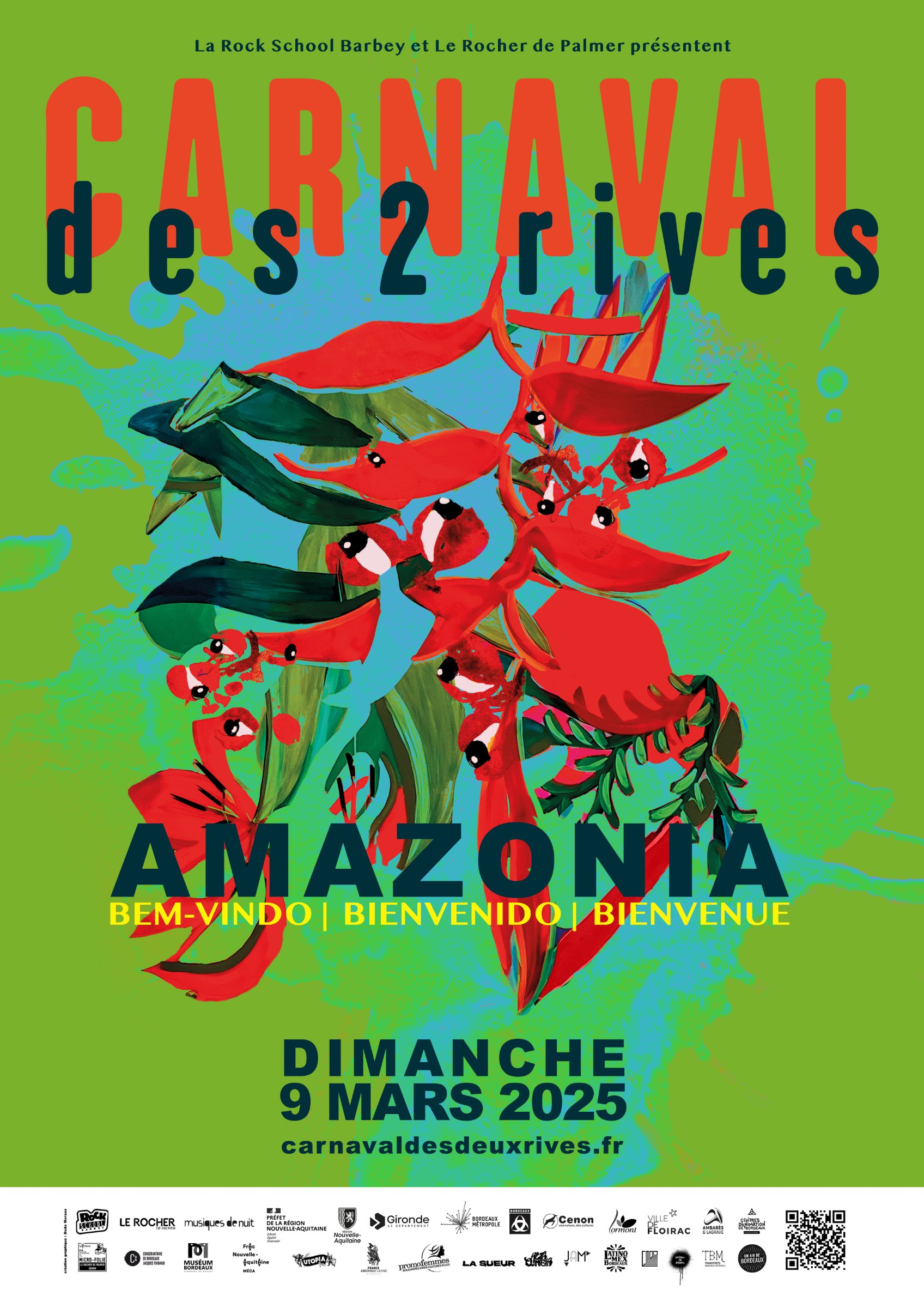 Affiche du Carnaval des 2 rives, 2023