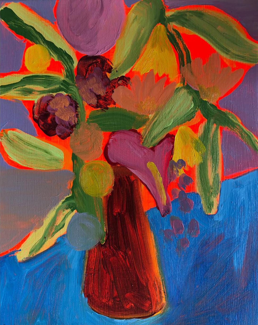 {Flores em movimento 3}, 2021