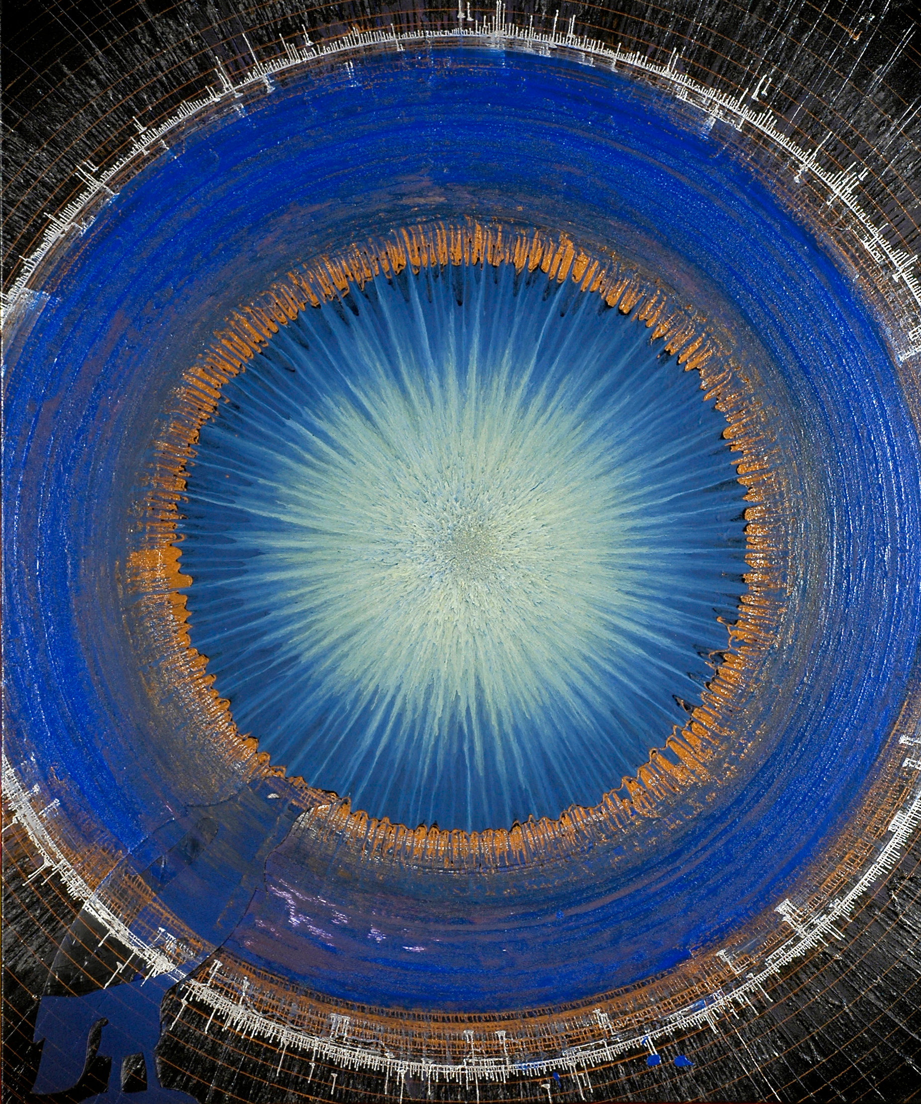 Acrylique et peinture vinylique sur toile, 120 x 100 cm