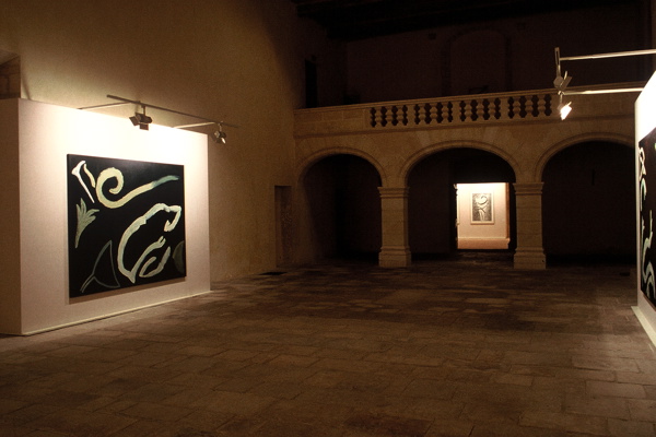 Vue de l'exposition Maya Andersson, Frac Nouvelle-Aquitaine Méca, Citadelle de Blaye, 1991