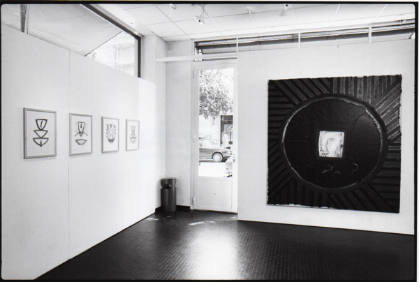 Vue de l'exposition, Galerie Nicole Gonet, Lausanne, 1984