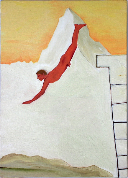 {Le plongeur de Paestum (d'après peinture étrusque)}