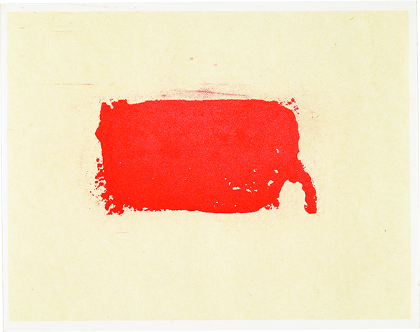 {Etretat rouge,} 1991