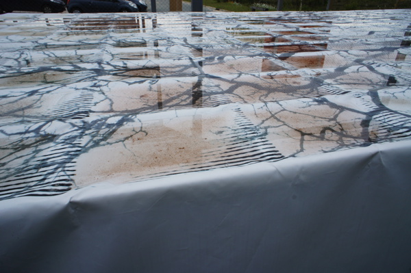 {Nappe 2011,} 2014 (détail)