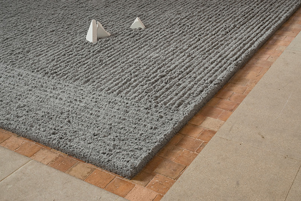 Vue de l'exposition Paysages empruntés