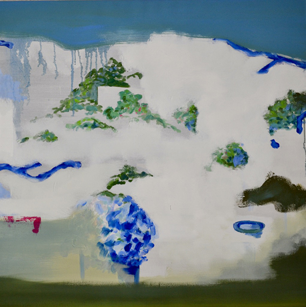 {Etude au vase bleu,} 2018