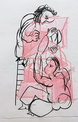 {Les deux sculpteurs}, 2024