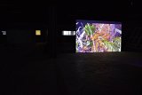 Vues de l'installation Enterrement de nuit, dans le cadre du Pavillon-EBABX, Fabrique Pola, Bordeaux, 2018