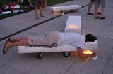 Vue de l'exposition Sous la plage (2006), Parc Citroën, Paris