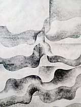 Graphite sur papier, 150 x 130 cm