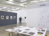 Vue de l'exposition Arpenter, photographier la Nouvelle-Aquitaine, Frac Nouvelle-Aquitaine Méca, Bordeaux, 2024 Commissariat : Gilles Mora, Claire Jacquet et Emeline Vincent