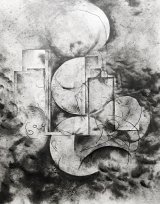 Graphite sur papier, 160 x 150 cm